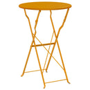 Bistrobord Sennepsgul Ø 50 x 71 cm Pulverlakeret stål