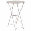 Bistrobord Beige Ø 50 x 71 cm Pulverlakeret stål