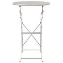 Bistrobord Beige Ø 50 x 71 cm Pulverlakeret stål