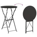 Bistrobord Antracit Ø 50 x 71 cm Pulverlakeret stål
