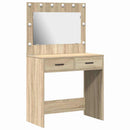 Klædeskab Sonoma eg 78,5 x 41 x 135 cm Konstrueret træ