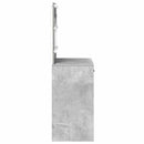 Klædeskab Beton Grå 78,5 x 41 x 135 cm Konstrueret træ
