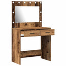 Klædeskab Gammelt træ 78,5 x 41 x 135 cm Konstrueret træ