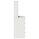 Highboard Hvid 40 x 41 x 135 cm Konstrueret træ