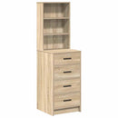 Highboard Sonoma-eg 40 x 41 x 135 cm Konstrueret træ