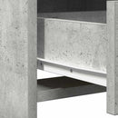 Highboard Betongrå 40 x 41 x 135 cm Konstrueret træ