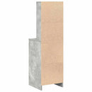 Highboard Betongrå 40 x 41 x 135 cm Konstrueret træ