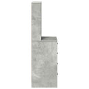 Highboard Betongrå 40 x 41 x 135 cm Konstrueret træ
