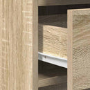 Sideboard med skuffe Sonoma-eg 40 x 41 x 75 cm Konstrueret træ