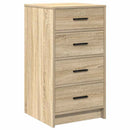 Sideboard med skuffe Sonoma-eg 40 x 41 x 75 cm Konstrueret træ