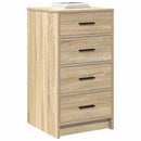 Sideboard med skuffe Sonoma-eg 40 x 41 x 75 cm Konstrueret træ