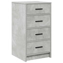Sideboard Betongrå 40 x 41 x 75 cm Konstrueret træ