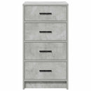 Sideboard Betongrå 40 x 41 x 75 cm Konstrueret træ