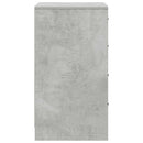 Sideboard Betongrå 40 x 41 x 75 cm Konstrueret træ