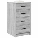 Sideboard Grå sonoma-eg 40 x 41 x 75 cm Konstrueret træ