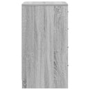 Sideboard Grå sonoma-eg 40 x 41 x 75 cm Konstrueret træ