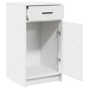 Sideboard med skuffe Hvid 40 x 40.5 x 75 cm Konstrueret træ