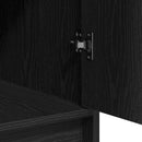 Sideboard med skuffe Sort eg 40 x 40.5 x 75 cm Konstrueret træ