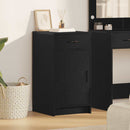 Sideboard med skuffe Sort eg 40 x 40.5 x 75 cm Konstrueret træ