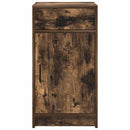 Sideboard med skuffe Røget eg 40 x 40.5 x 75 cm Konstrueret træ