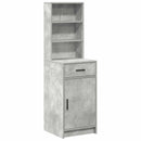 Highboard Beton Grå 40 x 40,5 x 135 cm Konstrueret træ