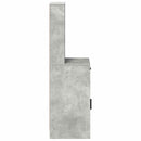 Highboard Beton Grå 40 x 40,5 x 135 cm Konstrueret træ