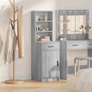 Highboard Grå Sonoma 40 x 40,5 x 135 cm Konstrueret træ
