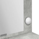 Klædeskab med hylde Beton Grå 100 x 41 x 135 cm Konstrueret træ
