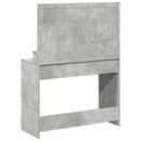 Klædeskab med hylde Beton Grå 100 x 41 x 135 cm Konstrueret træ