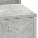 Klædeskab Beton Grå 78,5 x 41 x 135 cm Konstrueret træ