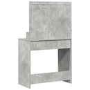 Klædeskab Beton Grå 78,5 x 41 x 135 cm Konstrueret træ