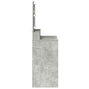 Klædeskab Beton Grå 78,5 x 41 x 135 cm Konstrueret træ