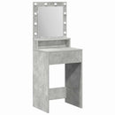 Klædeskab med hylde Beton Grå 50 x 41 x 135 cm Konstrueret træ