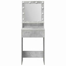 Klædeskab med hylde Beton Grå 50 x 41 x 135 cm Konstrueret træ