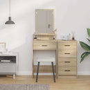 Klædeskab med skuffe Sonoma eg 50 x 41 x 140 cm Konstrueret træ
