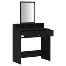 Klædeskab Sort eg 79 x 41 x 140 cm Konstrueret træ