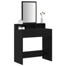 Klædeskab Sort eg 79 x 41 x 140 cm Konstrueret træ