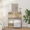 Klædeskab Sonoma eg 79 x 41 x 140 cm Konstrueret træ