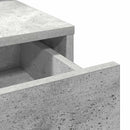 Klædeskab Beton Grå 79 x 41 x 140 cm Konstrueret træ