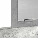 Klædeskab med hylde Beton Grå 100 x 41 x 140 cm Konstrueret træ