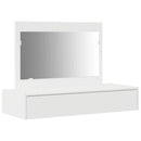 Klædeskab med skuffe Hvid 100 x 40 x 70 cm Konstrueret træ