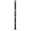 Udendørs Solbruser Sort 217 cm PVC og Aluminium