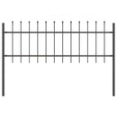 Havehegn 2 pcs Grå 3,4 x 0,6 m Pulverlakeret stål