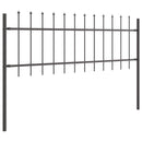 Havehegn 2 pcs Grå 3,4 x 0,6 m Pulverlakeret stål