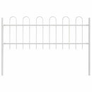 Havehegn BOXTEL 2 pcs 3,4 x 0,6 m Pulverlakeret stål Hvid