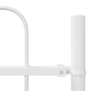 Havehegn 2 pcs Hvid 3,4 x 1,5 m Pulverlakeret stål