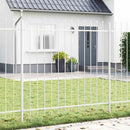 Havehegn 3 pcs Hvid 5,1 x 1,5 m Pulverlakeret stål