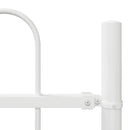 Havehegn 3 pcs Hvid 5,1 x 1 m Pulverlakeret stål