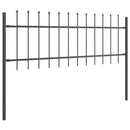Havehegn 8 pcs Grå 13,6 x 0,6 m Pulverlakeret stål