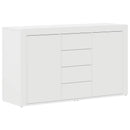 Sideboard med skuffe Hvid 120 x 36 x 69 cm Konstrueret træ